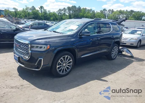 2022 GMC Acadia Awd Denali z USA, uszkodzony, nr VIN 1GKKNXLS0NZ168843